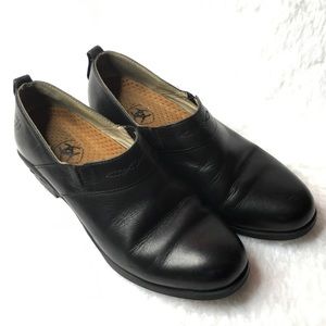 Ariat Paddock Sport Black Slip On Heel Bootie Clog